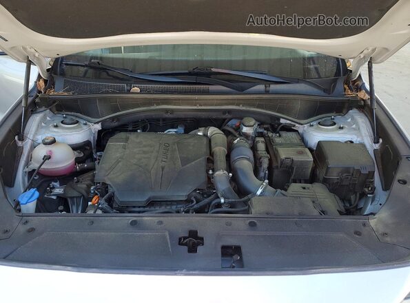 5NMS44AL4NH439965 2022 HYUNDAI SANTA Silver Widok komory silnika