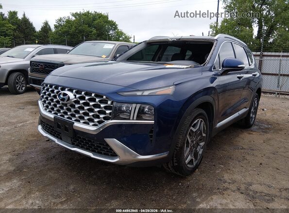 5NMS44AL5NH444723 2022 HYUNDAI SANTA FE Blue Front left