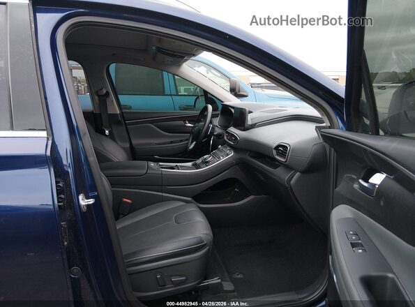 5NMS44AL5NH444723 2022 HYUNDAI SANTA FE Blue Front interior view