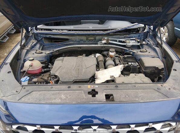 5NMS44AL5NH444723 2022 HYUNDAI SANTA FE Blue Rear view