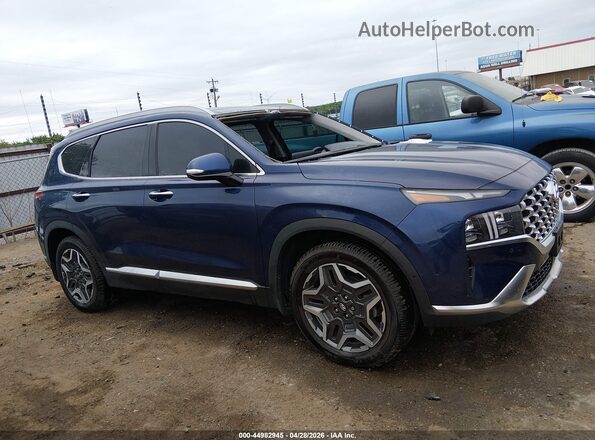5NMS44AL5NH444723 2022 HYUNDAI SANTA FE Blue 360 interior view