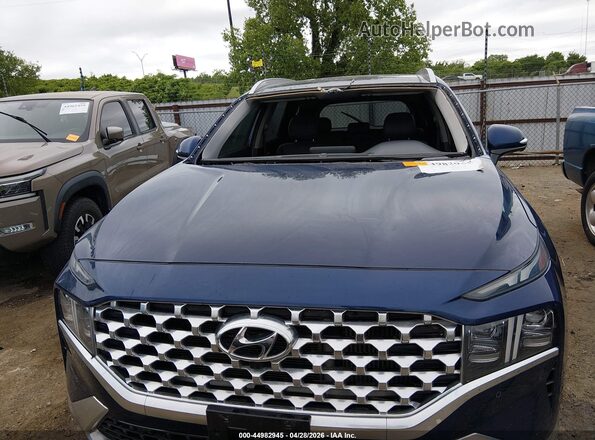 5NMS44AL5NH444723 2022 HYUNDAI SANTA FE Blue Front view