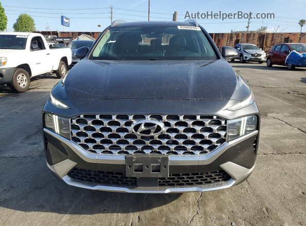 5NMS44AL7MH318636 2021 HYUNDAI SANTA Gray Դիմացի տեսք