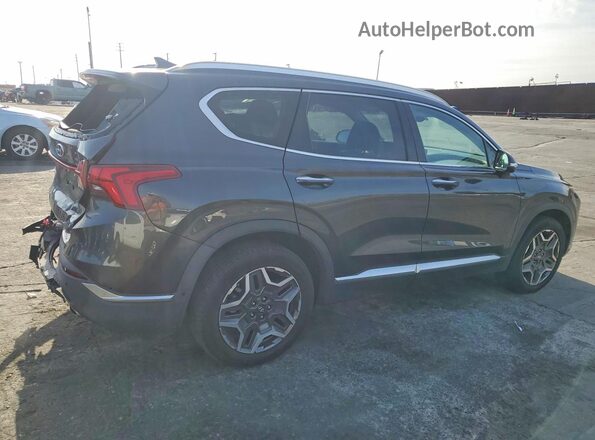 5NMS44AL7MH318636 2021 HYUNDAI SANTA Gray Հետևի աջ