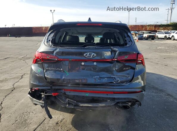 5NMS44AL7MH318636 2021 HYUNDAI SANTA Gray Հետևի տեսք