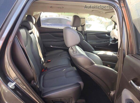 5NMS44AL7MH321195 2021 HYUNDAI SANTA Серый Вид задней части салона
