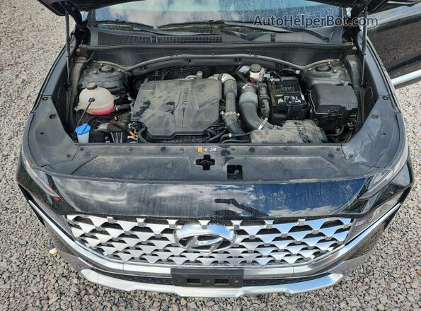 5NMS4DAL1NH466119 2022 HYUNDAI SANTA Black Widok komory silnika