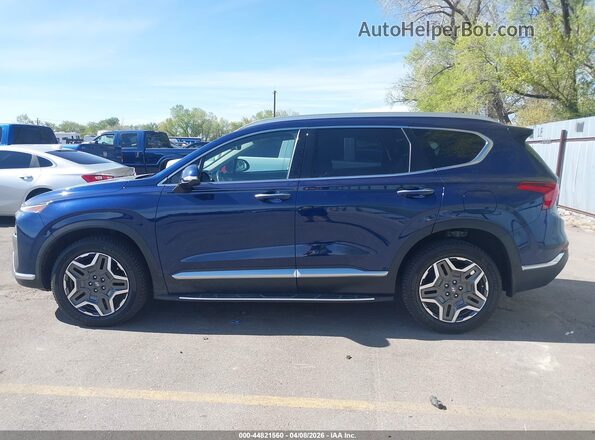 5NMS4DAL6MH340949 2021 HYUNDAI SANTA FE Blue Панорамний вид салону 360°