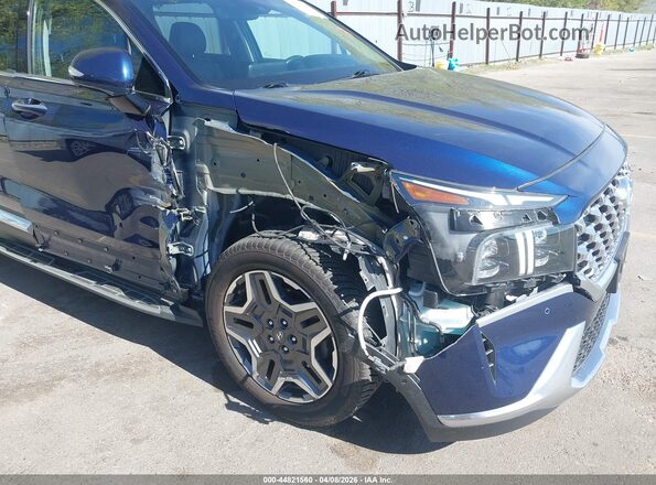 5NMS4DAL6MH340949 2021 HYUNDAI SANTA FE Blue Вид спереду