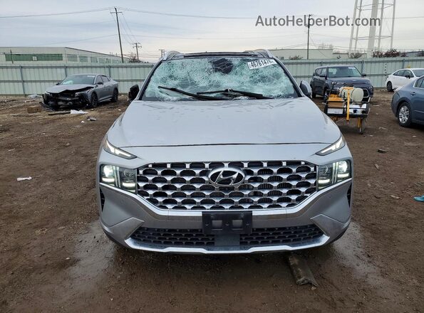 5NMS4DAL7MH337669 2021 HYUNDAI SANTA Silver Դիմացի տեսք