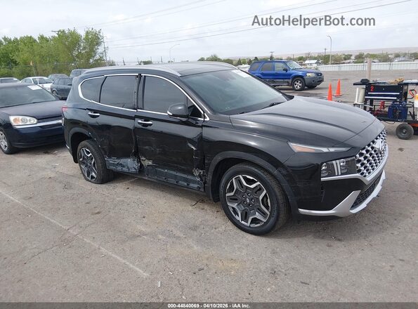 5NMS4DAL9PH590478 2023 HYUNDAI SANTA FE Black Вид спереду