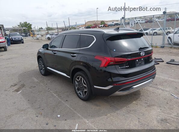 5NMS4DAL9PH590478 2023 HYUNDAI SANTA FE Black Задня ліва чверть