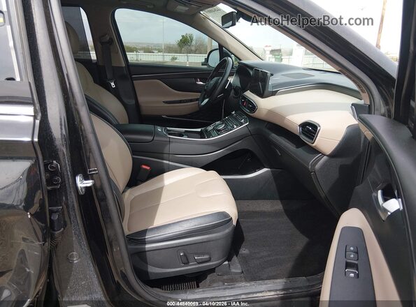 5NMS4DAL9PH590478 2023 HYUNDAI SANTA FE Black Вид салону спереду