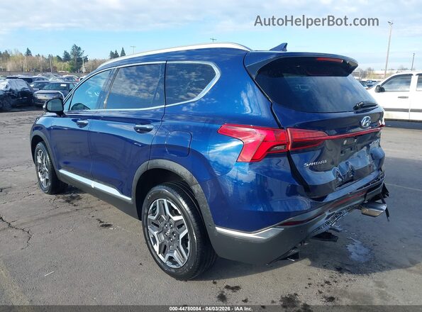 5NMS4DALXMH353607 2021 HYUNDAI SANTA FE Blue 