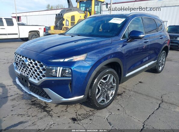 5NMS4DALXMH353607 2021 HYUNDAI SANTA FE Blue 