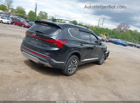 5NMS4DALXNH469651 2022 HYUNDAI SANTA FE Black Rear right