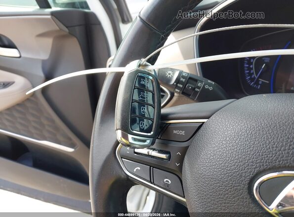5NMS53AA6KH055848 2019 HYUNDAI SANTA FE White Вид панелі приладів