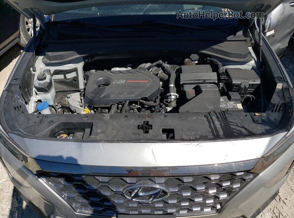 5NMS53AA7LH290227 2020 HYUNDAI SANTA Silver Widok komory silnika