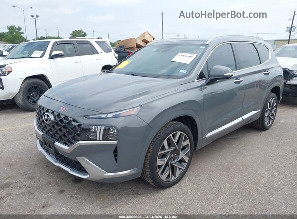 5NMS54AL1PH646927 2023 HYUNDAI SANTA FE CALLIGRAPHY Gray Передня ліва чверть