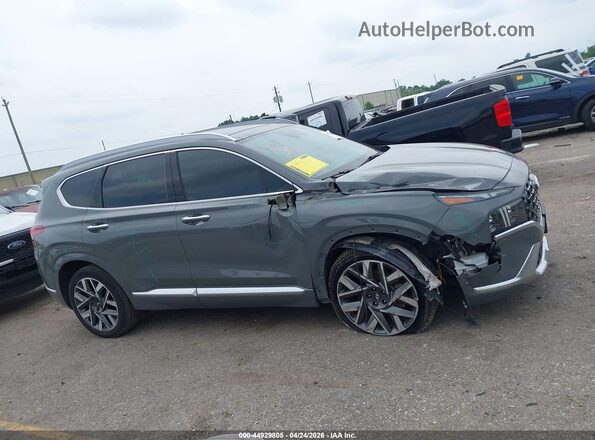 5NMS54AL1PH646927 2023 HYUNDAI SANTA FE CALLIGRAPHY Gray Вид задньої частини салону
