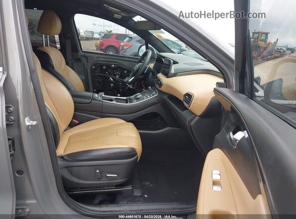 5NMS54AL1PH656843 2023 HYUNDAI SANTA FE CALLIGRAPHY Gray Вид салону спереду