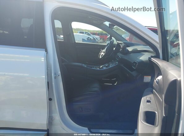 5NMS5DA15PH008761 2023 HYUNDAI SANTA FE HYBRID White წინა სალონის ხედი