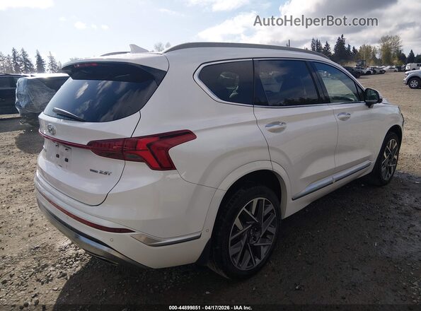 5NMS5DAL0NH447140 2022 HYUNDAI SANTA FE CALLIGRAPHY White Rear right