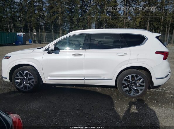 5NMS5DAL0NH447140 2022 HYUNDAI SANTA FE CALLIGRAPHY White 360 interior view