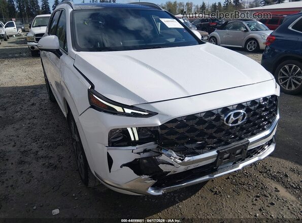 5NMS5DAL0NH447140 2022 HYUNDAI SANTA FE CALLIGRAPHY White Front view