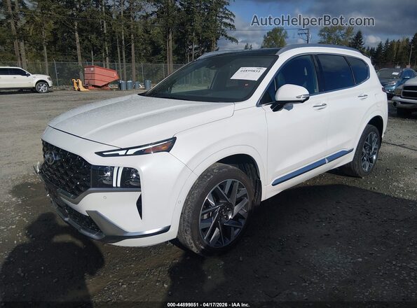 5NMS5DAL0NH447140 2022 HYUNDAI SANTA FE CALLIGRAPHY White Front left