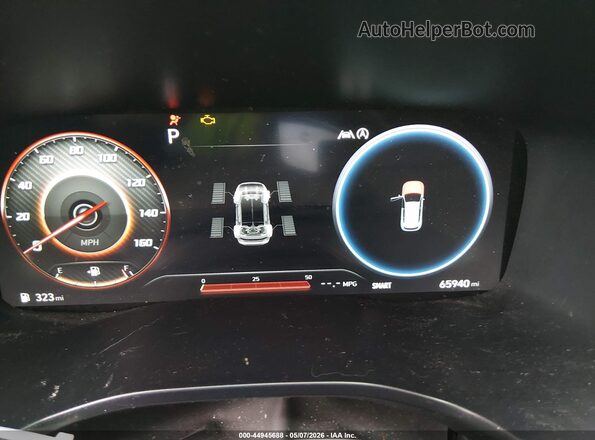 5NMS5DAL7NH447359 2022 HYUNDAI SANTA FE CALLIGRAPHY Gray Widok tylnych siedzeń