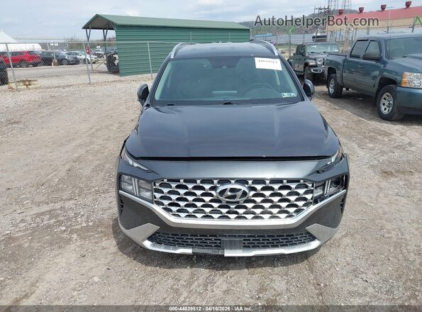 5NMS6DAJ1NH416541 2022 HYUNDAI SANTA FE Gray Սալոնի հետևի տեսք