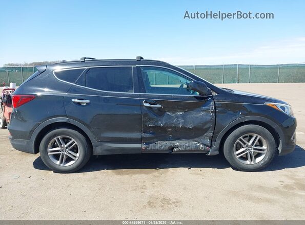 5NMZUDLB3HH024238 2017 HYUNDAI SANTA FE SPORT Black Սալոնի հետևի տեսք