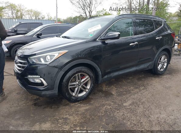 5NMZUDLB5HH026962 2017 HYUNDAI SANTA FE SPORT Black Przód lewy
