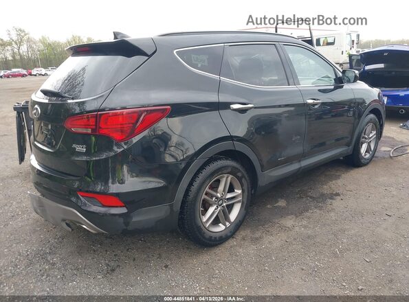 5NMZUDLB5HH026962 2017 HYUNDAI SANTA FE SPORT Black Tył prawy