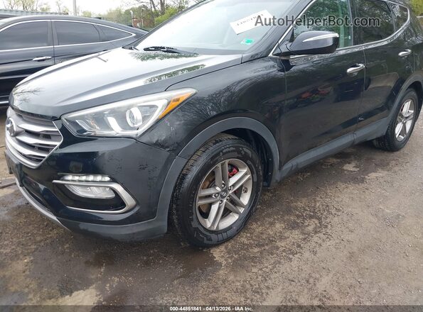 5NMZUDLB5HH026962 2017 HYUNDAI SANTA FE SPORT Black Widok z przodu