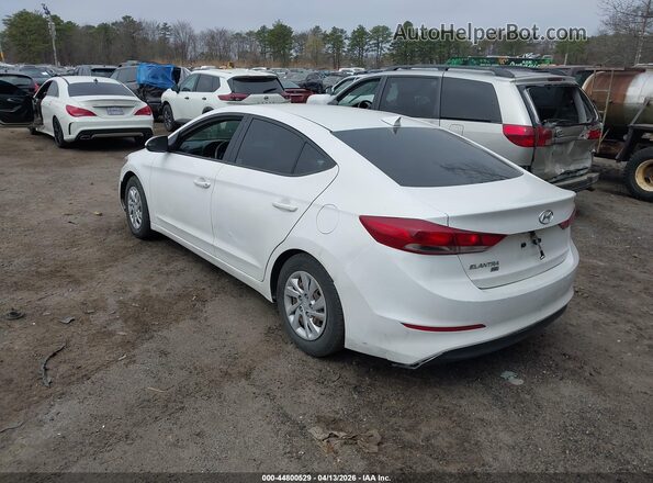 5NPD74LF0HH142366 2017 HYUNDAI ELANTRA White Rear left