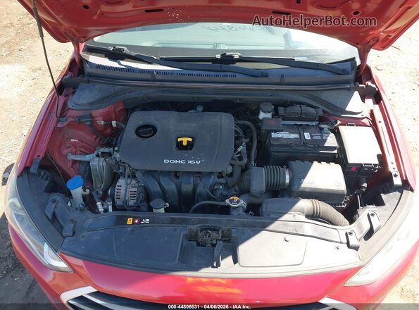 5NPD74LF0HH162469 2017 HYUNDAI ELANTRA Red Vista trasera