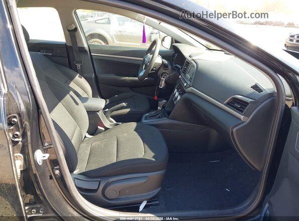 5NPD74LF0KH446241 2019 HYUNDAI ELANTRA Black Սալոնի դիմացի տեսք