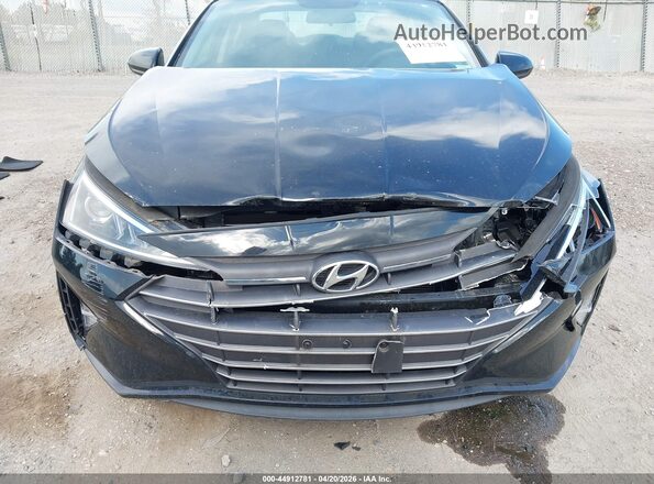 5NPD74LF0KH446241 2019 HYUNDAI ELANTRA Black Դիմացի տեսք