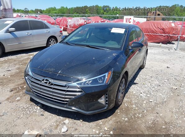 5NPD74LF0KH475755 2019 HYUNDAI ELANTRA Black Vista frontal