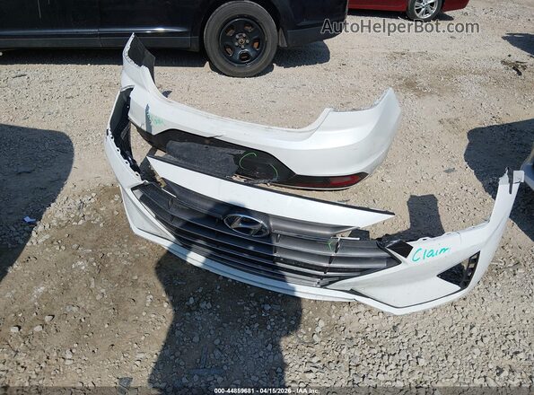 5NPD74LF1KH405388 2019 HYUNDAI ELANTRA Белый Вид щитка приборов