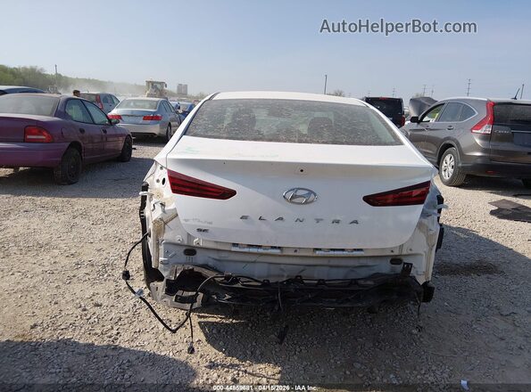 5NPD74LF1KH405388 2019 HYUNDAI ELANTRA Белый 