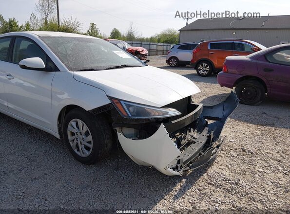 5NPD74LF1KH405388 2019 HYUNDAI ELANTRA Белый 