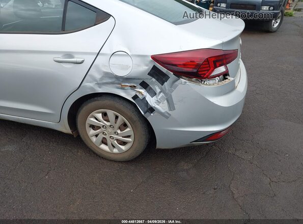5NPD74LF1KH484853 2019 HYUNDAI ELANTRA Silver Widok z przodu