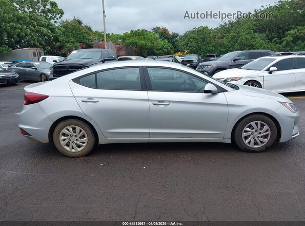 5NPD74LF1KH484853 2019 HYUNDAI ELANTRA Silver Widok wnętrza z tyłu