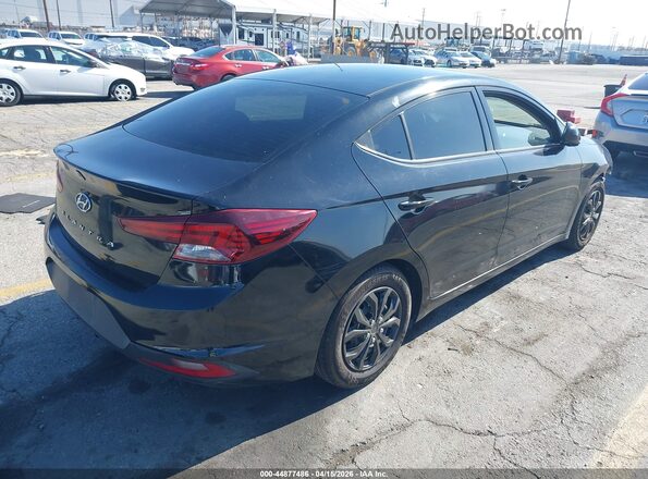 5NPD74LF1LH598756 2020 HYUNDAI ELANTRA Black Trasero derecho