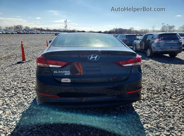 5NPD74LF2JH355308 2018 HYUNDAI ELANTRA Black უკანა ხედი