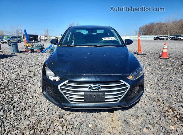 5NPD74LF2JH355308 2018 HYUNDAI ELANTRA Black წინა ხედი