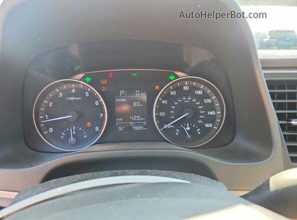 5NPD74LF2JH355308 2018 HYUNDAI ELANTRA Black ხელსაწყოთა პანელის ხედი